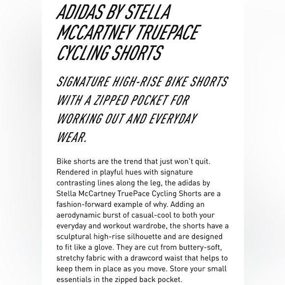 ADIDAS BY STELLA MCCARTNEY TRUEPACE CYCLING SHORTS - Picture 15 of 16